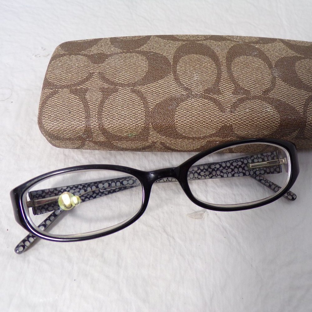 Coach Glasses and Case. Annabel 530 Black
